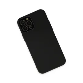 Newface Iphone 12 Pro Max Kılıf Lansman Glass Kapak - Siyah