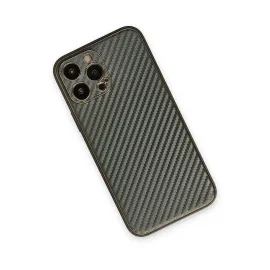 Newface Iphone 13 Pro Max Kılıf Coco Karbon Silikon - Füme