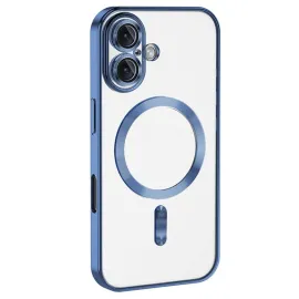 Newface Iphone 16 Kılıf Kross Magneticsafe Kapak - Mavi