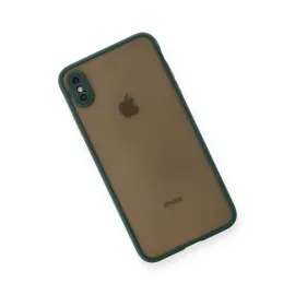 Newface Iphone Xs Max Kılıf Montreal Silikon Kapak - Yeşil