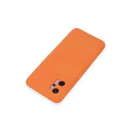 Newface Realme 9I 4G Kılıf Nano Içi Kadife Silikon - Turuncu