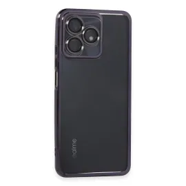 Newface Realme C53 Kılıf Razer Lensli Silikon - Mor