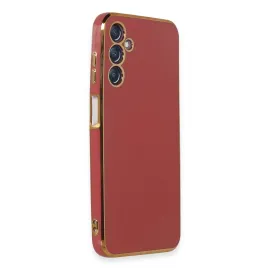 Newface Samsung Galaxy M14 5G Kılıf Volet Silikon - Kırmızı