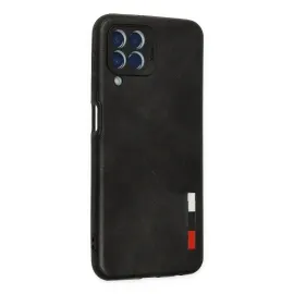 Newface Samsung Galaxy M33 Kılıf Loop Deri Silikon - Siyah