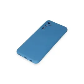 Newface Samsung Galaxy M34 5G Kılıf Nano içi Kadife Silikon - Mavi