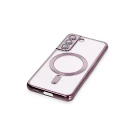 Newface Samsung Galaxy S22 Kılıf Kross Magneticsafe Kapak - Mor