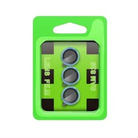 Newface Samsung Galaxy S25 Plus Raze Metal Kamera Lens - Mavi