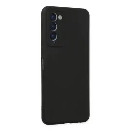 Newface Tecno Camon 18 Kılıf Nano Içi Kadife Silikon - Siyah