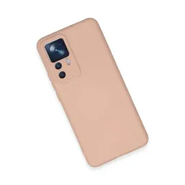 Newface Xiaomi Mi 12T Pro Kılıf Nano Içi Kadife Silikon - Pudra