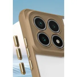 Newface Xiaomi Mi 14T Pro Kılıf Penta Silikon Kılıf - Çöl Titanyum