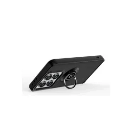 Newface Xiaomi Mi 15 Pro Kılıf Montreal Yüzüklü Silikon Kapak - Siyah
