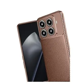 Newface Xiaomi Mi 15T Pro Auto Focus Karbon Kapak - Kahverengi
