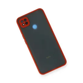 Newface Xiaomi Redmi 9C Kılıf Montreal Silikon Kapak - Kırmızı