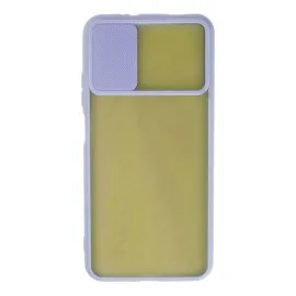 Newface Xiaomi Redmi 9T Kılıf Palm Buzlu Kamera Sürgülü Silikon - Lila