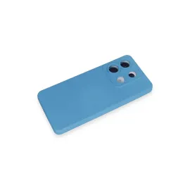 Newface Xiaomi Redmi Note 13 Pro 5G Kılıf Nano Içi Kadife Silikon - Mavi