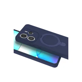 Newface Xiaomi Redmi Note 14 4G Regal Magsafe Standlı Kapak - Lacivert