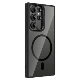 Joko Samsung Galaxy S25 Ultra Remim Lensli Magsafe Standlı Kapak - Siyah