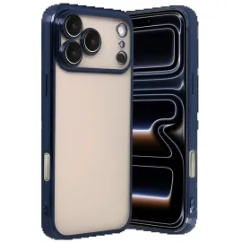 Newface Apple Iphone 17 Pro Max Razer Lensli Silikon - Lacivert