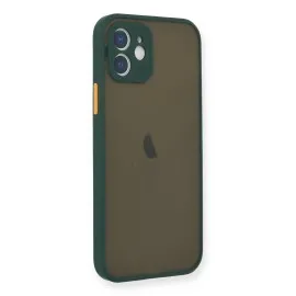 Newface Iphone 12 Mini Kılıf Montreal Silikon Kapak - Yeşil
