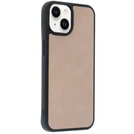 Newface Iphone 14 Kılıf Aras Deri Kapak - Pudra