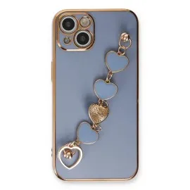 Newface Iphone 14 Plus Kılıf Esila Silikon - Gri