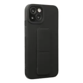 Newface Iphone 14 Plus Kılıf Mega Standlı Silikon - Siyah
