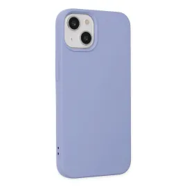 Newface Iphone 14 Plus Kılıf Nano Içi Kadife Silikon - Lila