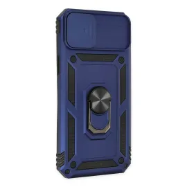 Newface Iphone 14 Plus Kılıf Pars Lens Yüzüklü Silikon - Lacivert