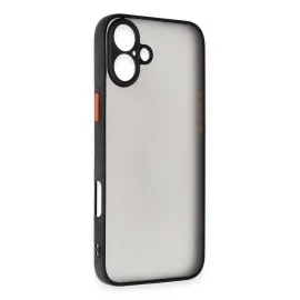 Newface Iphone 16 Plus Kılıf Montreal Silikon Kapak - Siyah