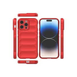 Newface Iphone 16 Pro Max Kılıf Optimum Silikon - Kırmızı