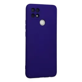 Newface Oppo A15 Kılıf Nano Içi Kadife Silikon - Mor