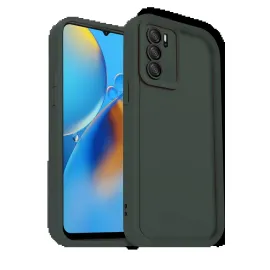 Newface Oppo A16 Kılıf Viera Silikon - Koyu Yeşil