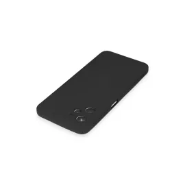 Newface Realme C35 Kılıf Nano Içi Kadife Silikon - Siyah
