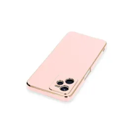 Newface Realme C35 Kılıf Volet Silikon - Pembe