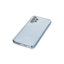 Newface Samsung Galaxy A13 4G Kılıf Razer Lensli Silikon - Açık Mavi