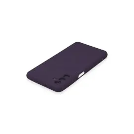 Newface Samsung Galaxy A24 4G Kılıf Nano Içi Kadife Silikon - Mor
