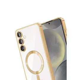 Newface Samsung Galaxy A55 5G Kross Magneticsafe Kapak - Gold