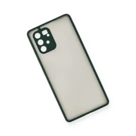 Newface Samsung Galaxy A91 / S10 Lite Kılıf Montreal Silikon Kapak - Yeşil