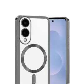 Newface Samsung Galaxy S25 Edge Kross Magneticsafe Kapak - Titan Gri