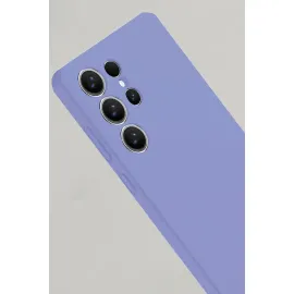 Newface Samsung Galaxy S25 Ultra Kılıf Nano Içi Kadife Silikon - Lila