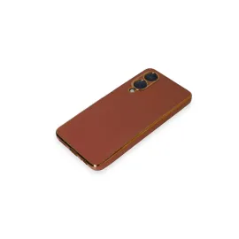 Newface Vivo Y17S Kılıf Volet Silikon - Kırmızı