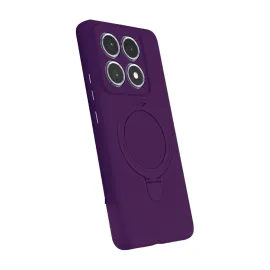 Newface Xiaomi Mi 14T Pro Regal Magsafe Standlı Kapak - Derin Mor