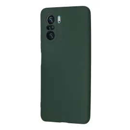 Newface Xiaomi Poco F3 Kılıf Nano Içi Kadife Silikon - Koyu Yeşil