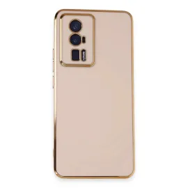 Newface Xiaomi Poco F5 Pro Kılıf Volet Silikon - Pembe