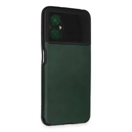 Newface Xiaomi Poco M5 Kılıf Loop Deri Silikon - Yeşil