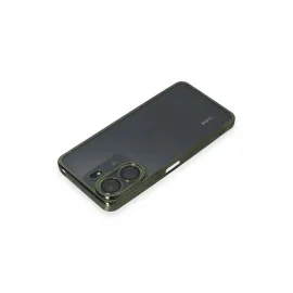 Newface Xiaomi Redmi 13C Kılıf Razer Lensli Silikon - Yeşil