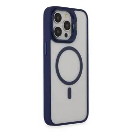 Joko Iphone 15 Pro Kılıf Roblox Lens Magsafe Standlı Kapak - Lacivert