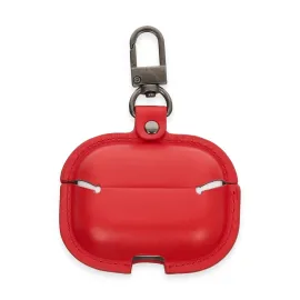 Newface Airpods Pro 2 (2.nesil) Çanta Deri Kılıf - Kırmızı