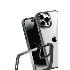 Newface Apple Iphone 15 Pro Max Razer Lensli Silikon - Siyah