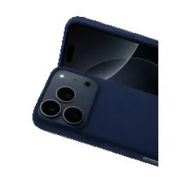 Newface Apple Iphone 17 Pro Max Nano Içi Kadife Silikon - Lacivert